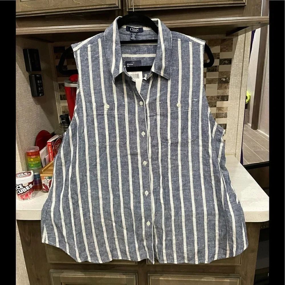 NWT Chaps Sleeveless Top